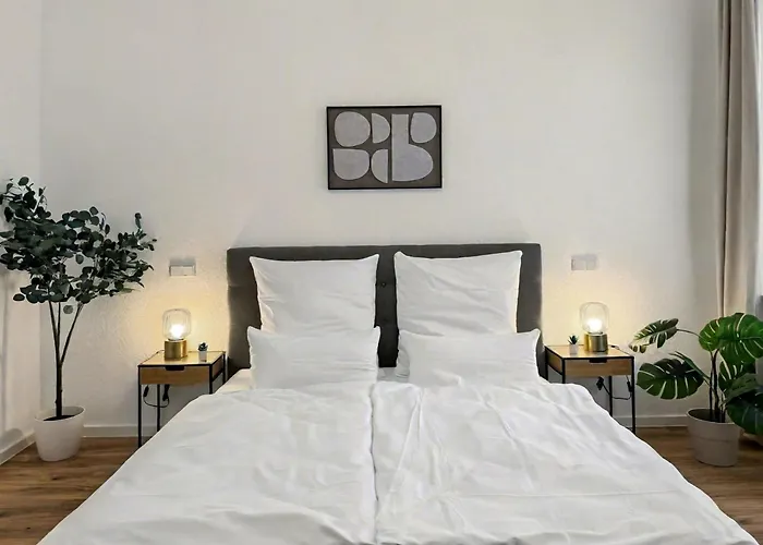 Stuck-denkmal-apartment Zentral In Mit Hohen Decken 公寓 克雷费尔德